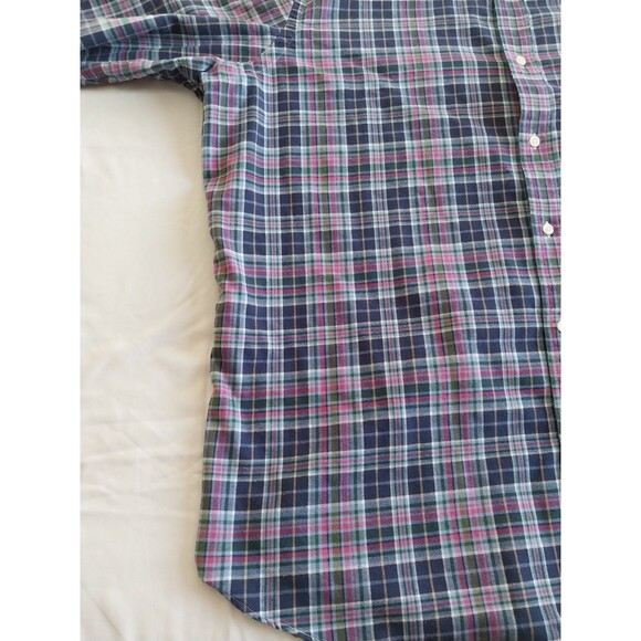 Polo Ralph Lauren Classic Performance Flannel Shirt Plaid Red Blue Green XXL - Picture 4 of 16